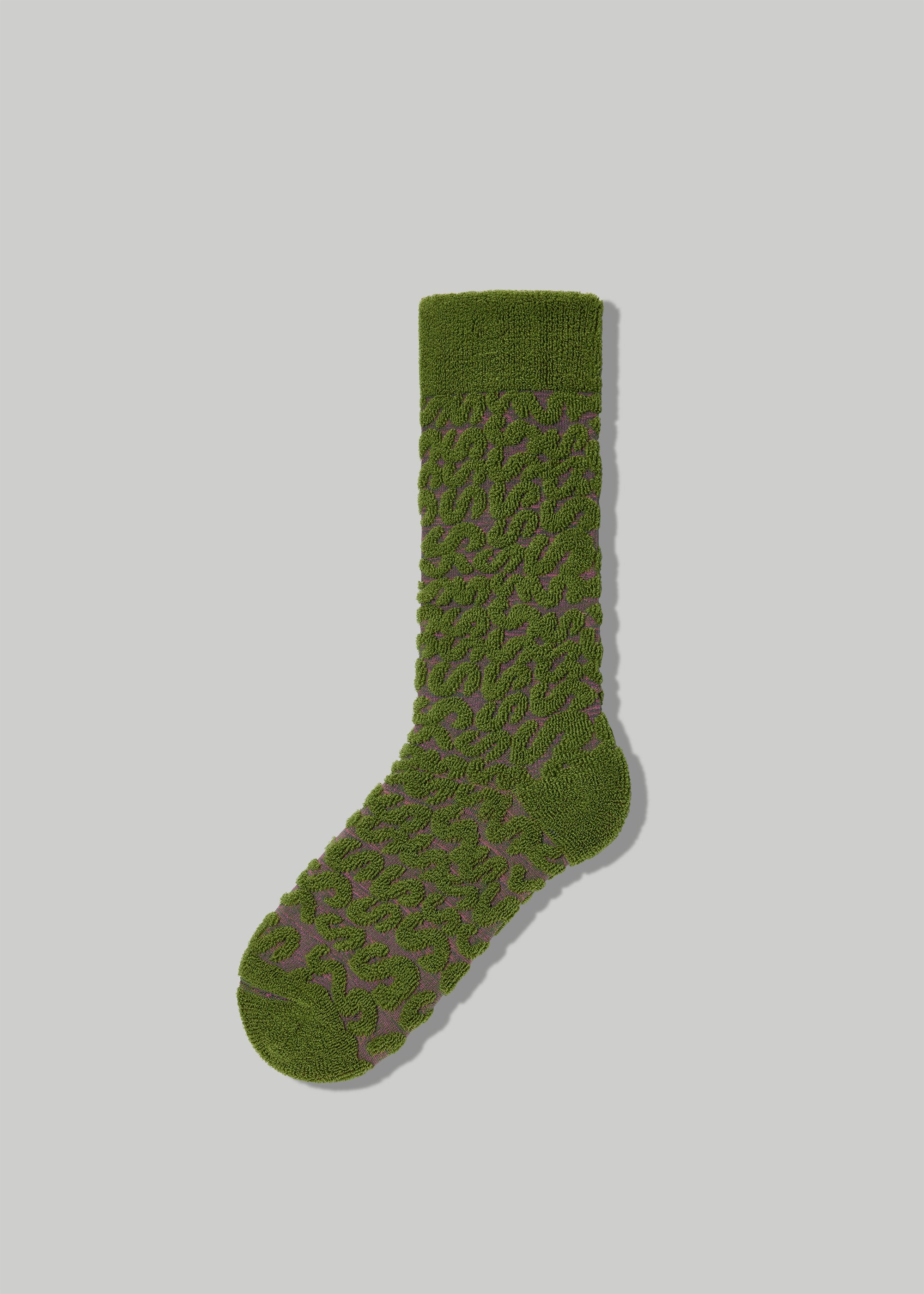 Coral Cotton Terry Socks in Color Galaxy Space